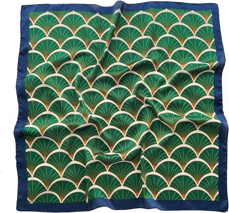 27.5" Silk Like Head Scarf For Women, Satin Hair Scarfs Large Square Scarves